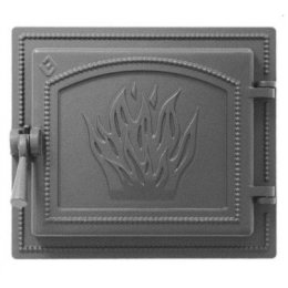 Дверка каминная Везувий 261 (крашенная)